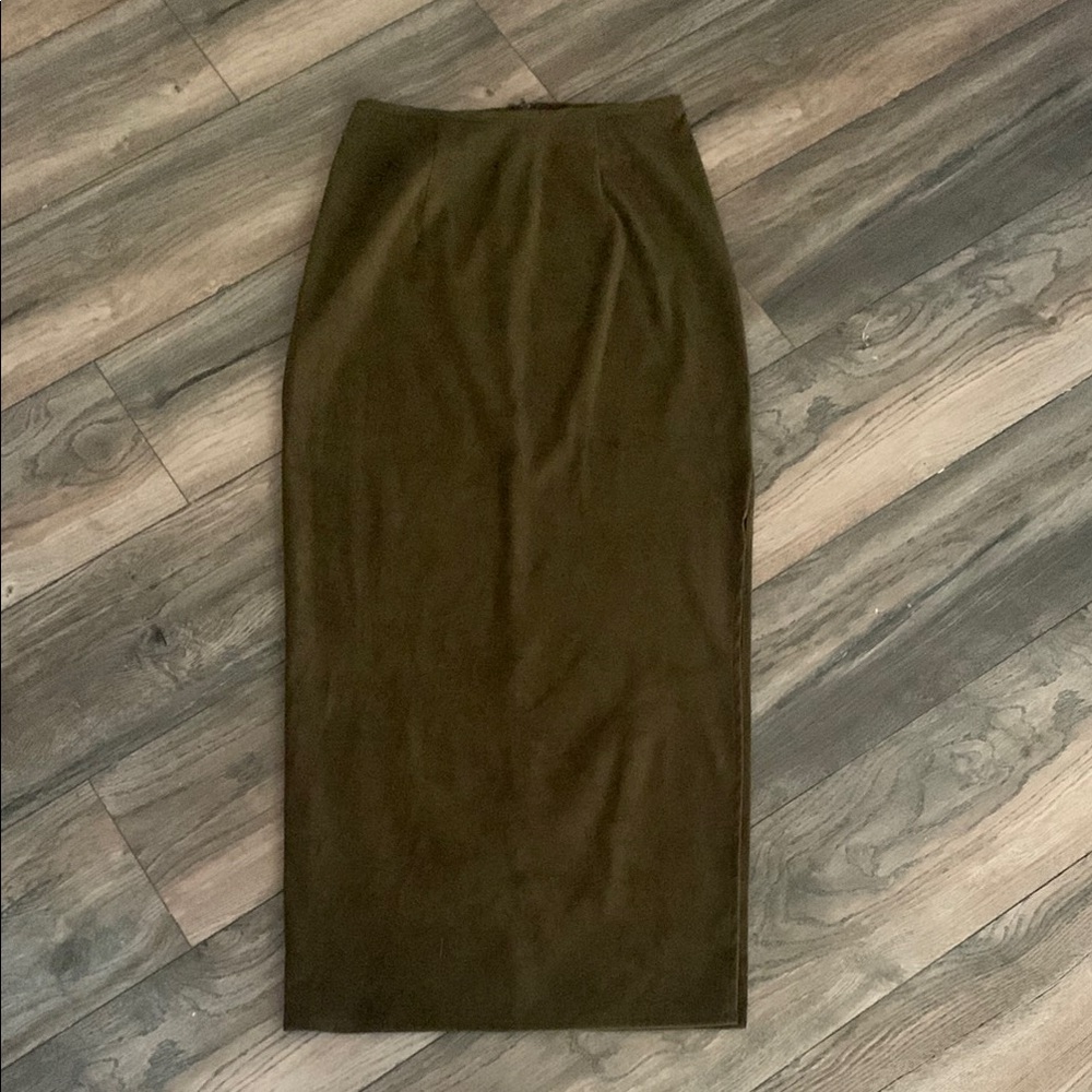 Heart Soul Maxi Green Pencil Skirt for Work
